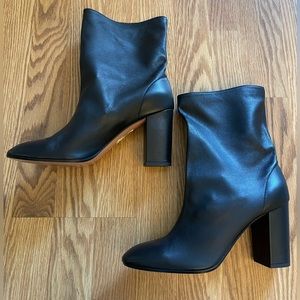 Aquazzura Downtown Bootie.  Size 39.5.  Excellent condition!
